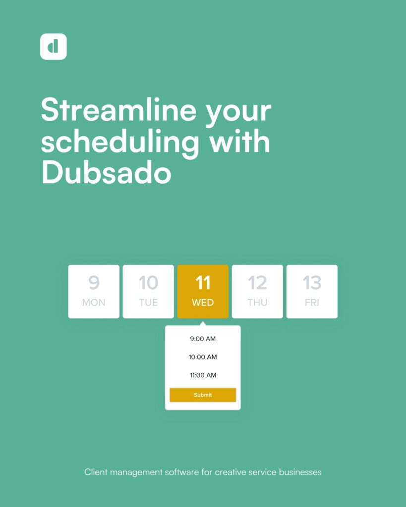 Dubsado Scheduling Dubsado Scheduling
