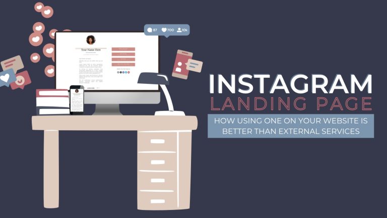 Why You Should Use an Instagram Landing Page Over a Link in Bio Service
