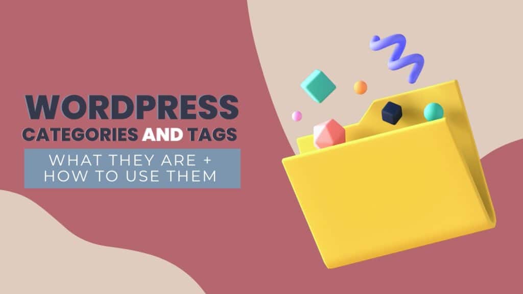 wordpress categories and tags