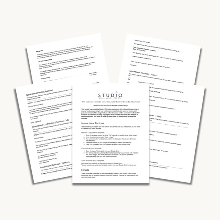 Appointment Template Bundle