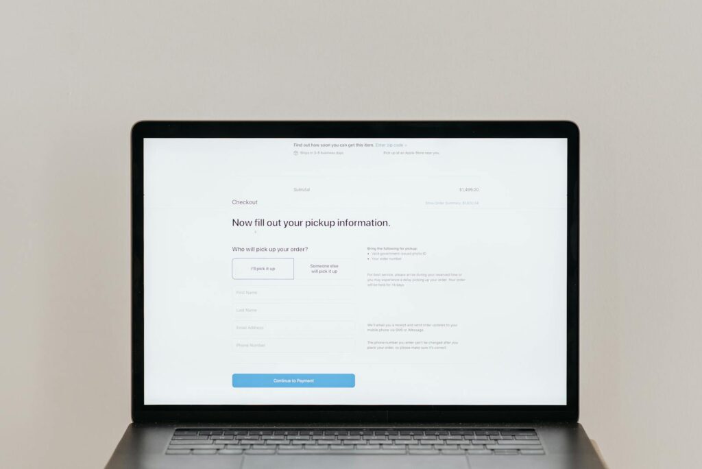 website forms for service providers