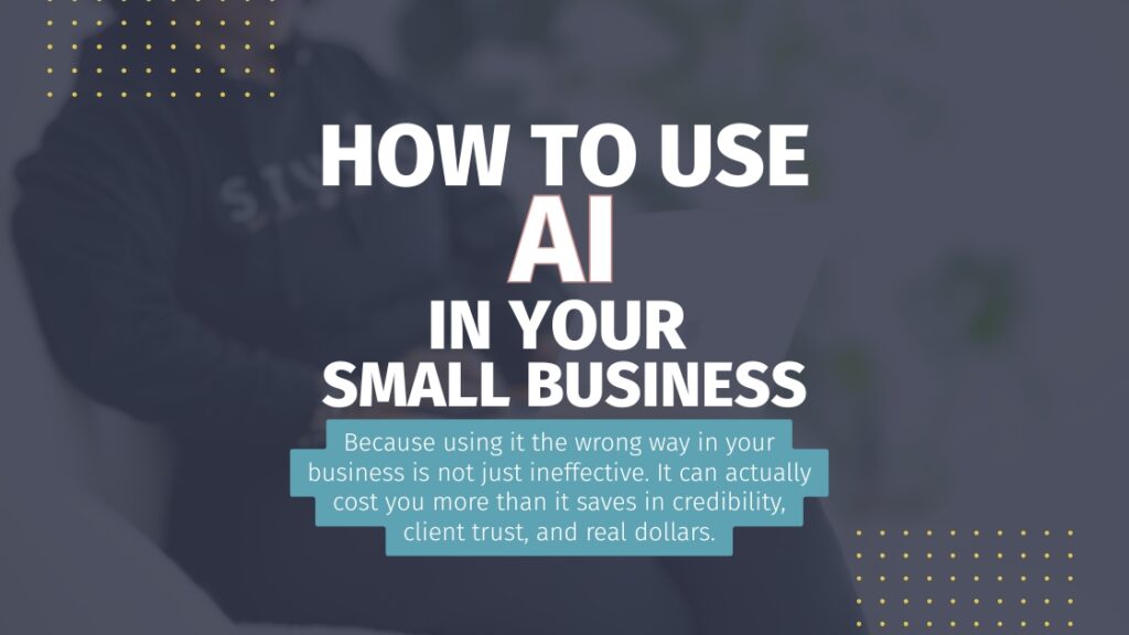 using AI in your small business