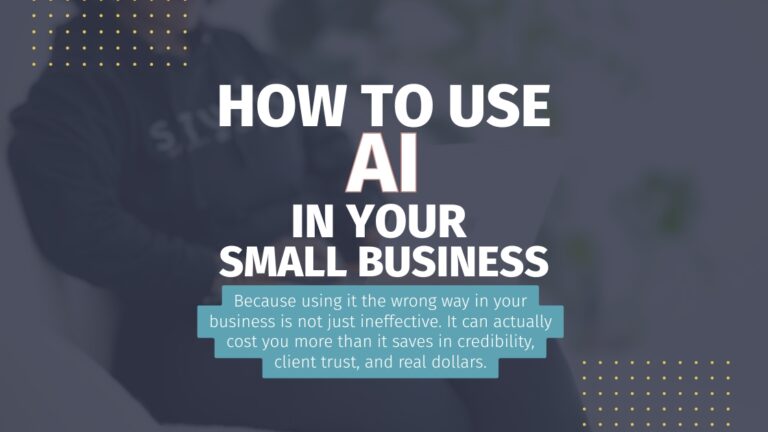 using AI in your small business