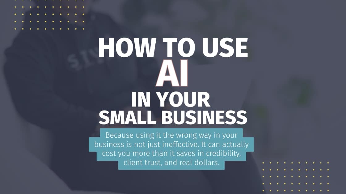 using AI in your small business